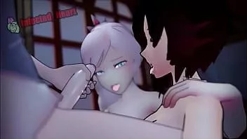 Играть Whitley Ruby и Weiss в тройничке (петля)