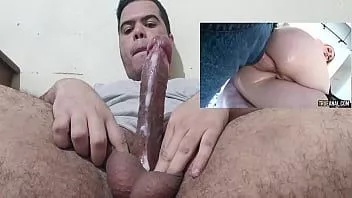 play Cumshot - nikki benz anal (react) (video i watched to record this)