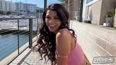Play Skinny Petite Harley Haze Goes Deep with Big Cock POV