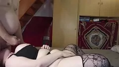 Odtwórz BBW Slut przyjmuje dwa grube koguty w intensywnym gangbang
